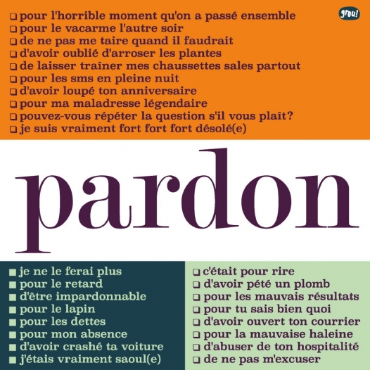 Pardon carte