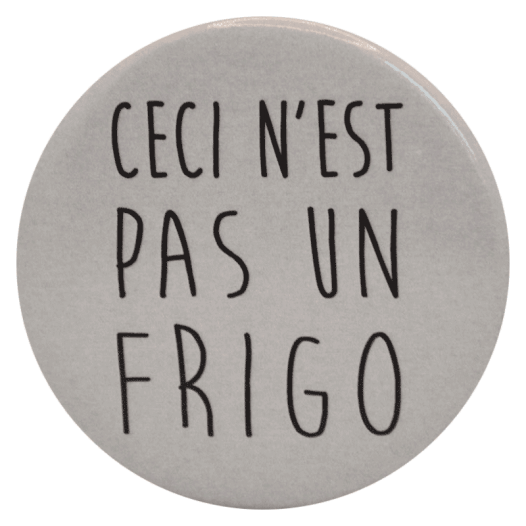 Ceci n'est pas un frigo-magnet