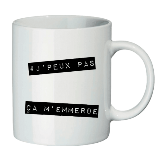ça m'emmerde -mug