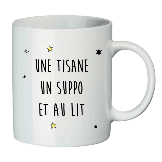 une tisane, un suppo-mug