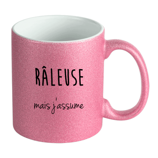 Râleuse-paillettes-mug