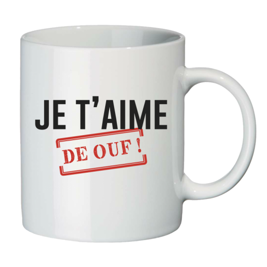 je t'aime de ouf -mug