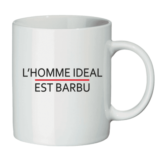 l'homme idéeal barbu-mug