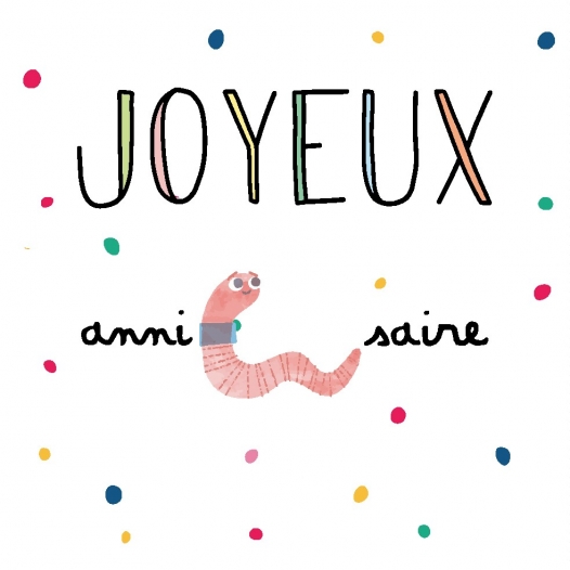 Anniversaire vers carte