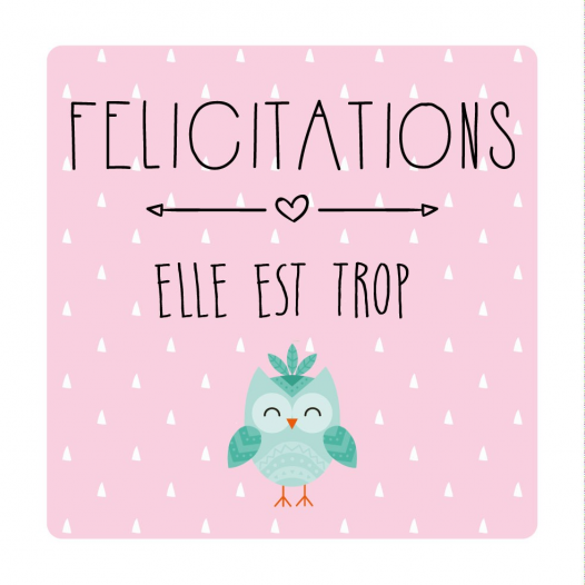Félicitations chouette