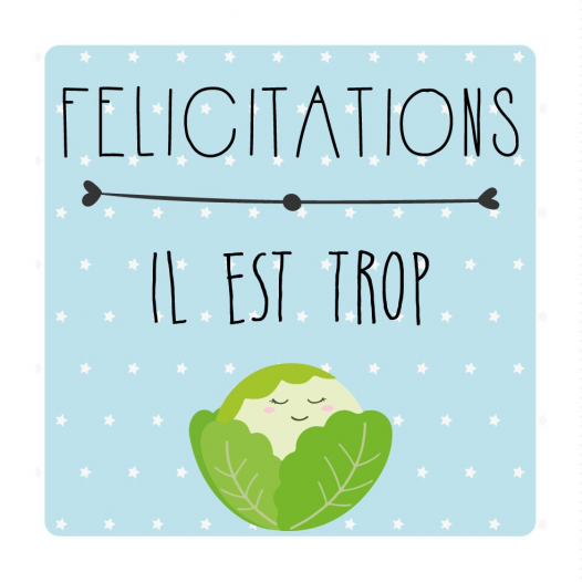 Féliciations chou