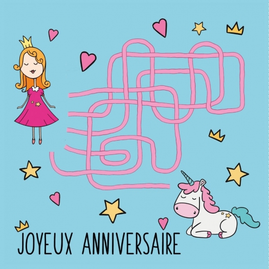 Labyrinthe licorne carte