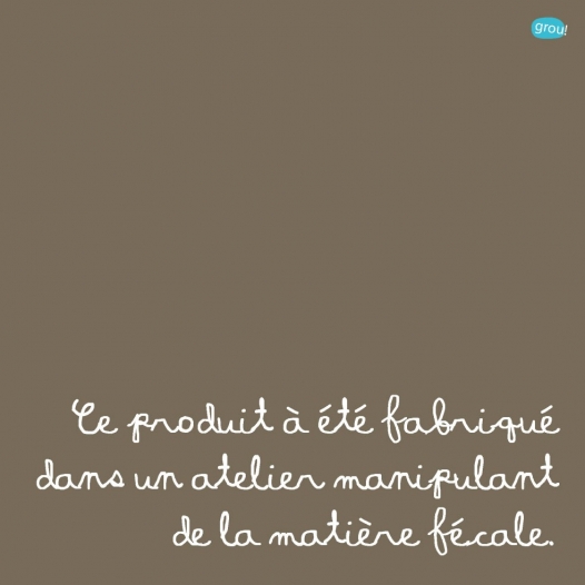 Matière fécale carte