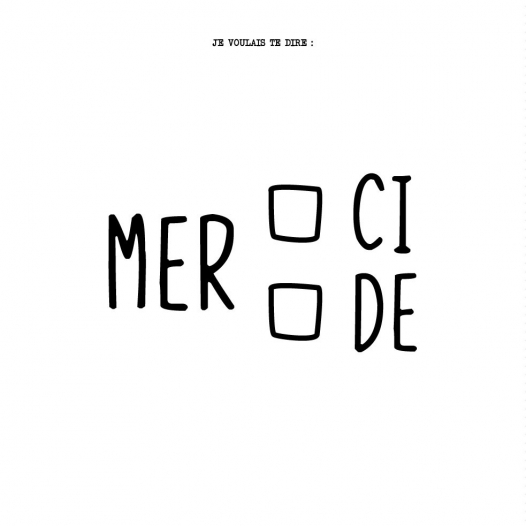 Merci-Merde carte