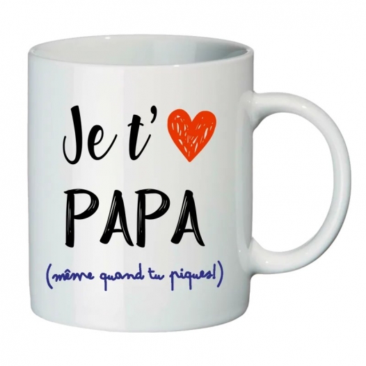 PAPA JE T'AIME MEME...PIQUE